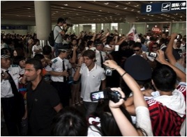 Italian Football Team in Beijing